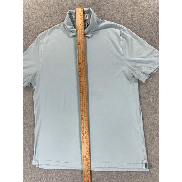 Chubbies Classic Solid Short Sleeve Polo Shirt (Men's Medium) Light Blue - Picture 6 of 9